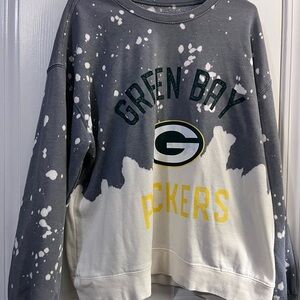 Green Bay Packers Gray and White sweatshirt by Gameday Couture XL